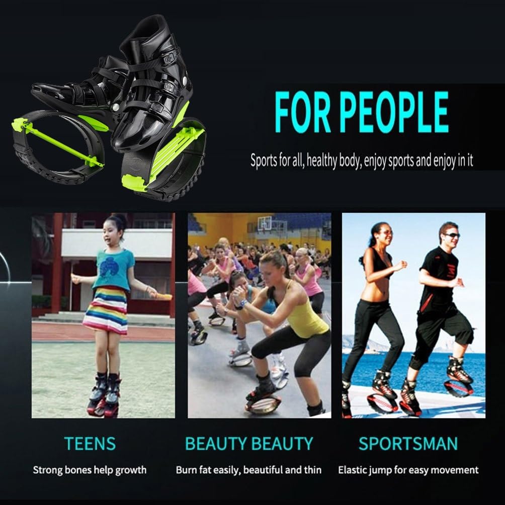 Amazon.co.jp: ジャンピングシューズ 4つのスプリング付きユニセックス